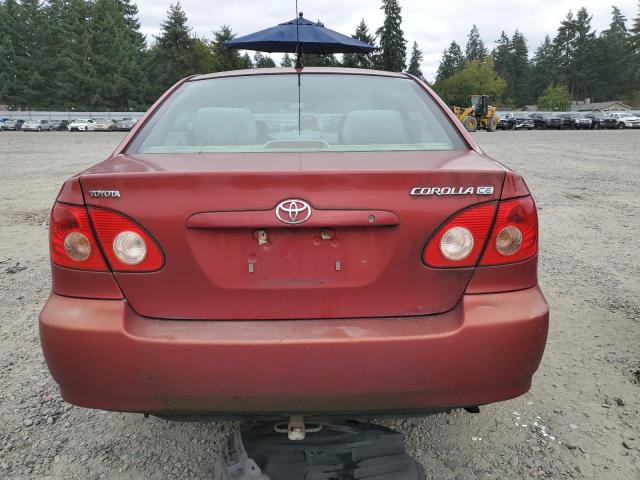 1NXBR32EX7Z815992 - 2007 TOYOTA COROLLA CE RED photo 6