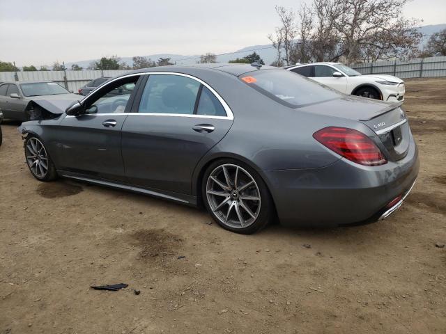 WDDUG6GB9KA469663 - 2019 MERCEDES-BENZ S 450 GRAY photo 2