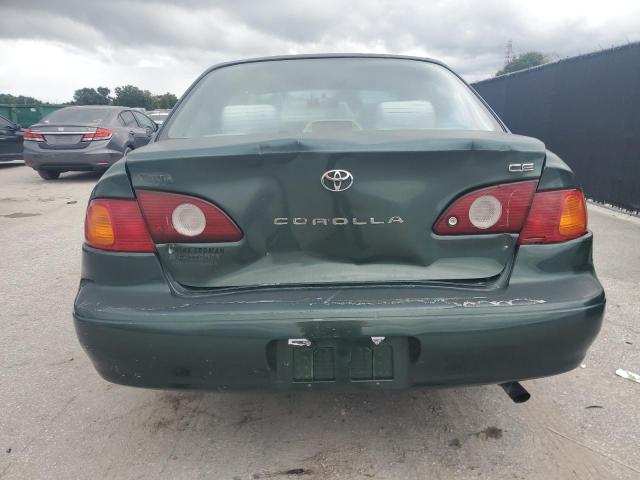 1NXBR12E32Z643589 - 2002 TOYOTA COROLLA CE 绿色 照片 6
