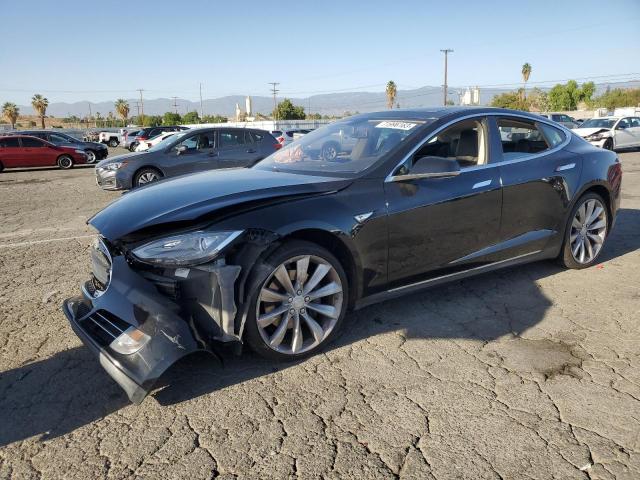 5YJSA1CN2DFP16375 - 2013 TESLA MODEL S შავი ფოტო 1