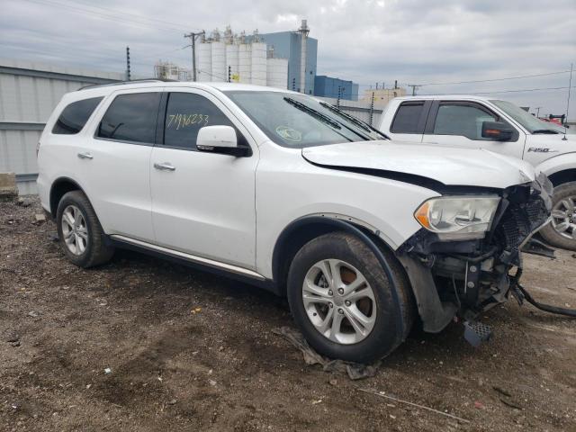 1C4RDHDG0DC700073 - 2013 DODGE DURANGO CREW WHITE photo 4