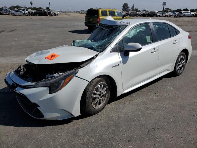 JTDEAMDE7MJ004496 - 2021 TOYOTA COROLLA LE WHITE photo 1