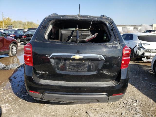 2GNALCEK1H1590496 - 2017 CHEVROLET EQUINOX LT BLACK photo 6