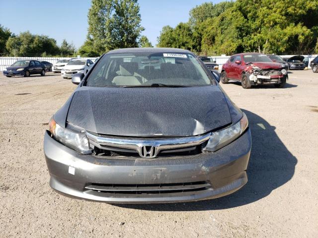 2HGFB2F41CH053060 - 2012 HONDA CIVIC LX GRAY photo 5