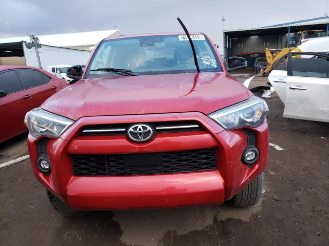 JTEMU5JR0N6063941 - 2022 TOYOTA 4RUNNER SR5/SR5 PREMIUM 红色 照片 5