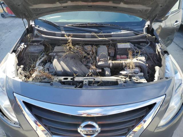 3N1CN7AP5KL864327 - 2019 NISSAN VERSA S GRAY photo 11