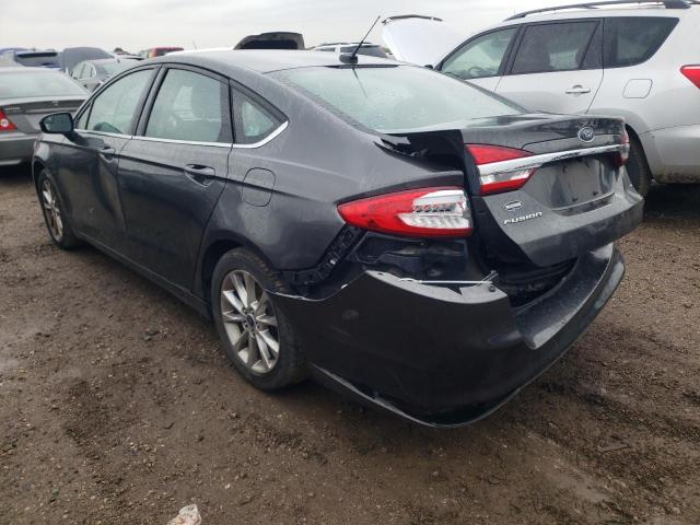 3FA6P0H76HR156441 - 2017 FORD FUSION SE GRAY photo 2