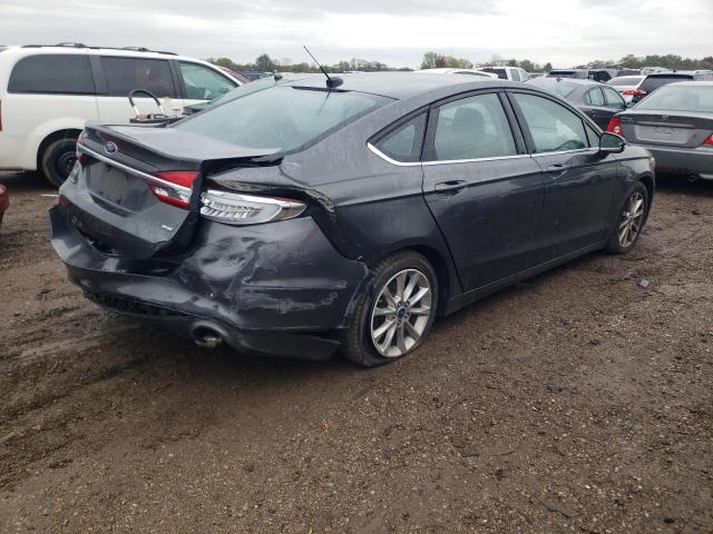 3FA6P0H76HR156441 - 2017 FORD FUSION SE GRAY photo 3