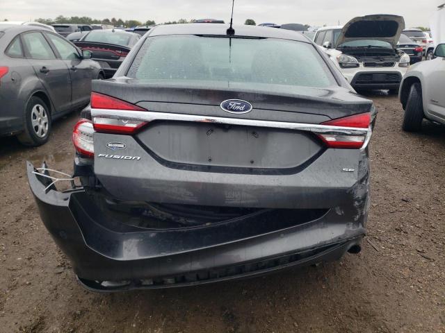 3FA6P0H76HR156441 - 2017 FORD FUSION SE GRAY photo 6