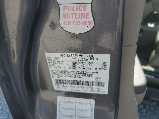 1FMCU0D76BKB37178 - 2011 FORD ESCAPE XLT GRAY photo 13