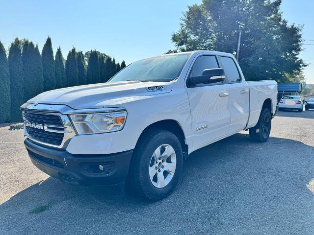 1C6RREBGXNN273503 - 2022 RAM 1500 BIG HORN/LONE STAR WHITE photo 2