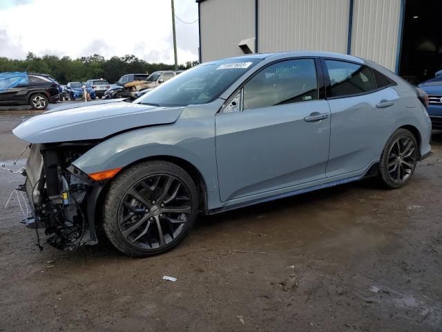 SHHFK7H43MU223322 - 2021 HONDA CIVIC SPORT ნაცრისფერი ფოტო 1
