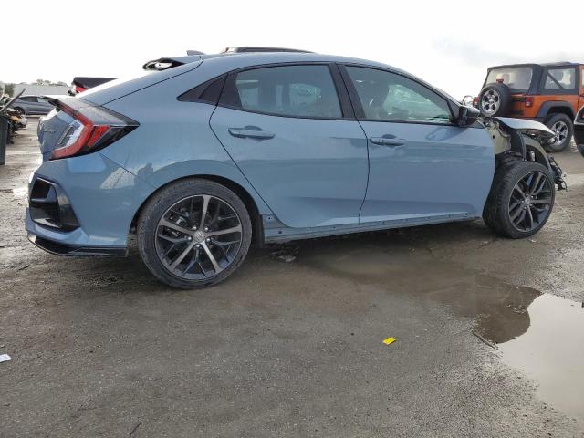 SHHFK7H43MU223322 - 2021 HONDA CIVIC SPORT ნაცრისფერი ფოტო 3