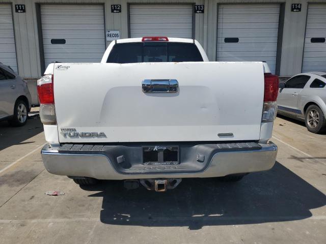 5TFRY5F1XAX087766 - 2010 TOYOTA TUNDRA DOUBLE CAB SR5 WHITE photo 6
