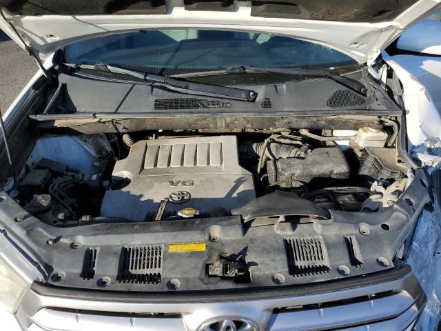 5TDZK3EH7BS048743 - 2011 TOYOTA HIGHLANDER BASE Blanco foto 11