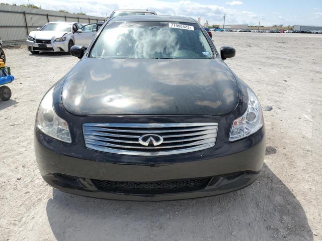 JNKBV61E97M727968 - 2007 INFINITI G35 BLACK photo 5