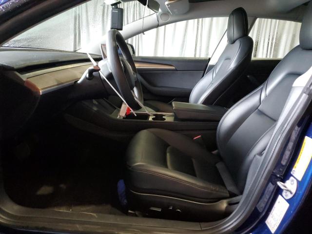 5YJ3E1EA6NF303797 - 2022 TESLA MODEL 3 Կապույտ լուսանկար 7
