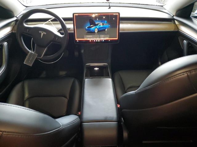 5YJ3E1EA6NF303797 - 2022 TESLA MODEL 3 Կապույտ լուսանկար 8