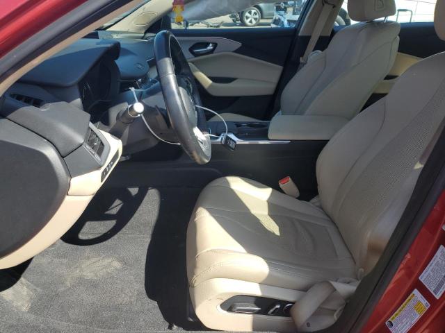 19UUB6F4XMA010240 - 2021 ACURA TLX TECHNOLOGY RED photo 7