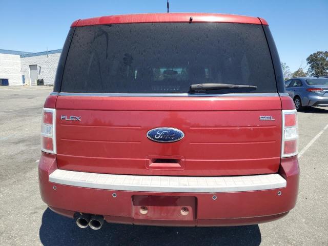 2FMDK52C19BA08423 - 2009 FORD FLEX SEL RED photo 6