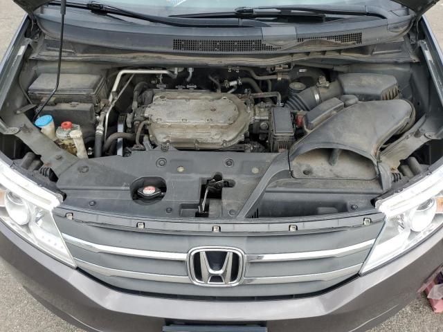 5FNRL5H68CB023388 - 2012 HONDA ODYSSEY EXL GRAY photo 12