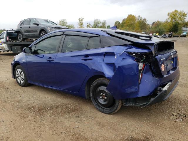 JTDKBRFU6H3050137 - 2017 TOYOTA PRIUS BLUE photo 2