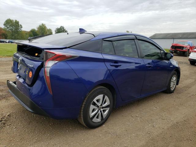 JTDKBRFU6H3050137 - 2017 TOYOTA PRIUS BLUE photo 3