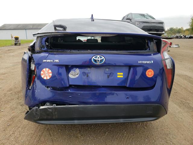 JTDKBRFU6H3050137 - 2017 TOYOTA PRIUS BLUE photo 6