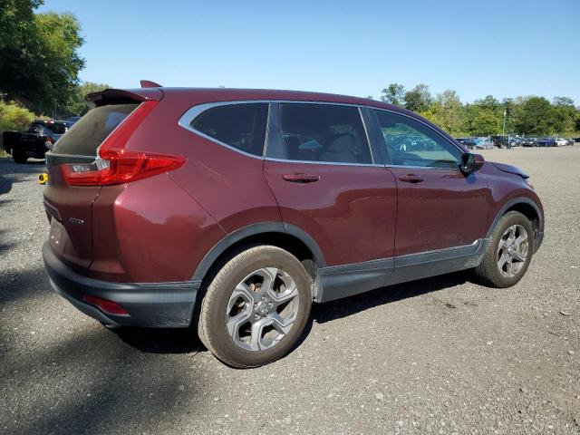 2HKRW2H80KH664851 - 2019 HONDA CR-V EXL BURGUNDY photo 3
