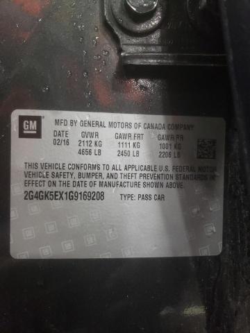 2G4GK5EX1G9169208 - 2016 BUICK REGAL 黑色 照片 12