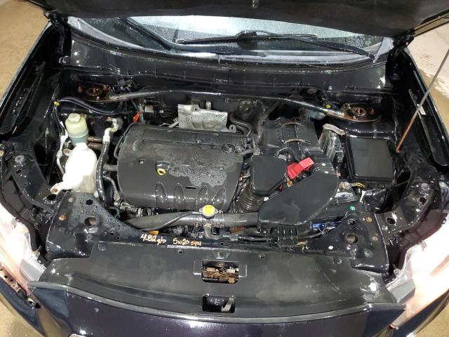 JA4AT2AW9AZ008597 - 2010 MITSUBISHI OUTLANDER ES BLACK photo 12