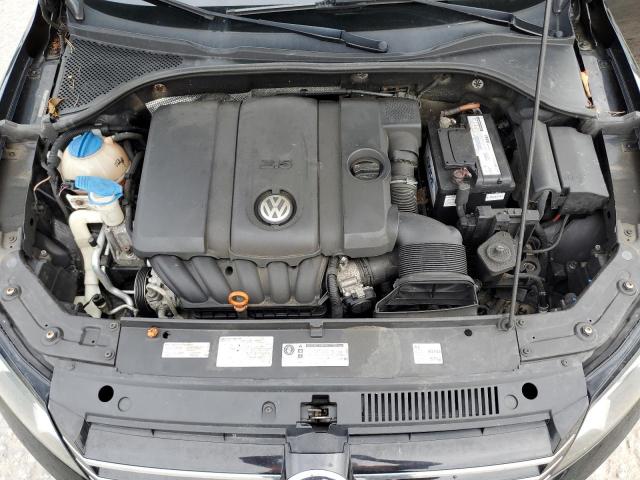 1VWBP7A30DC002063 - 2013 VOLKSWAGEN PASSAT SE BLACK photo 11