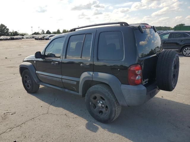 1J4GL48K87W539664 - 2007 JEEP LIBERTY SPORT BLACK photo 2