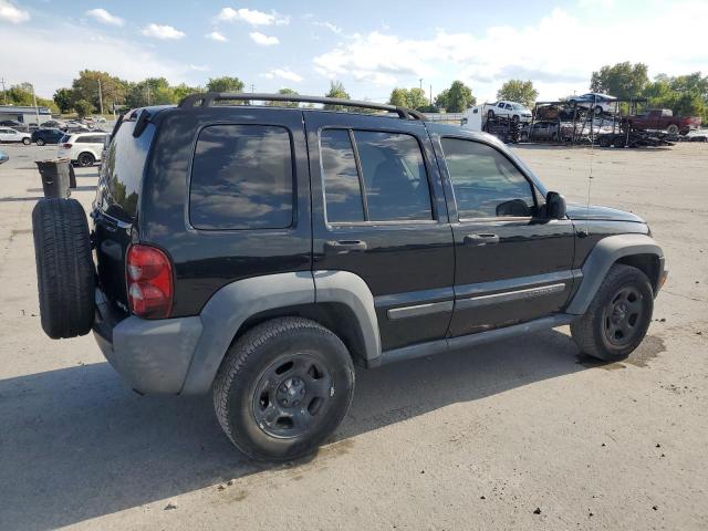 1J4GL48K87W539664 - 2007 JEEP LIBERTY SPORT BLACK photo 3