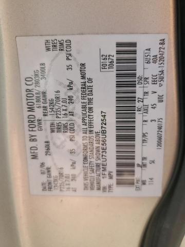 1FMEU73E56UB72547 - 2006 FORD EXPLORER XLT Gümüş foto 13