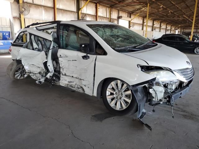 5TDYK3DCXBS110735 - 2011 TOYOTA SIENNA XLE 白色 照片 4