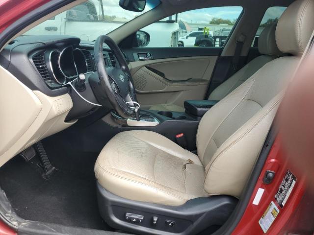 5XXGN4A76CG074318 - 2012 KIA OPTIMA EX Kasztanowy zdjęcie 7