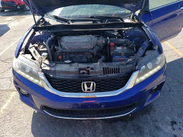 1HGCT2B88DA003779 - 2013 HONDA ACCORD EXL BLUE photo 11