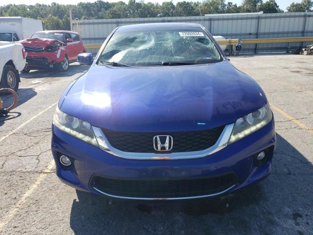 1HGCT2B88DA003779 - 2013 HONDA ACCORD EXL BLUE photo 5