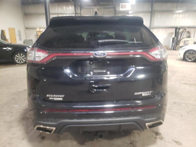 2FMPK4AP2JBB27789 - 2018 FORD EDGE SPORT BLACK photo 6