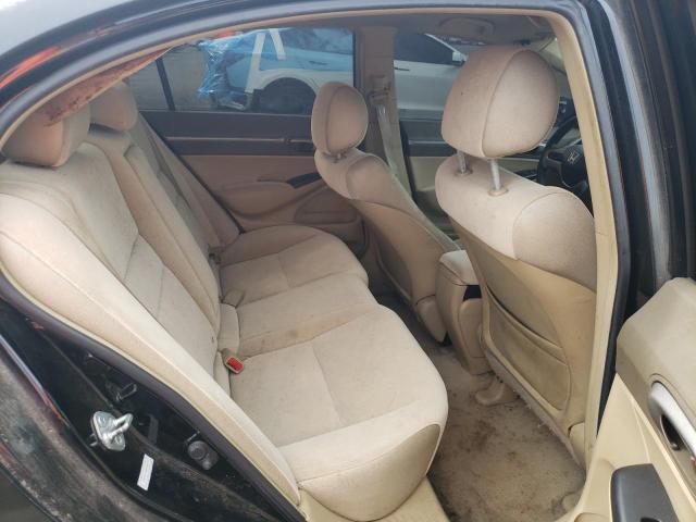 2HGFA16886H527204 - 2006 HONDA CIVIC EX BLACK photo 10