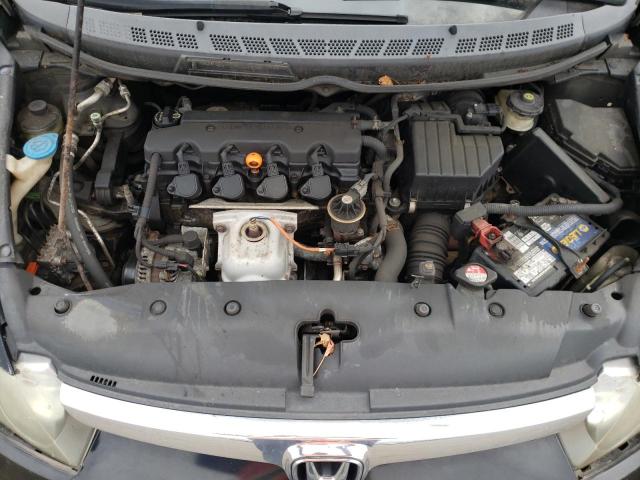 2HGFA16886H527204 - 2006 HONDA CIVIC EX BLACK photo 11