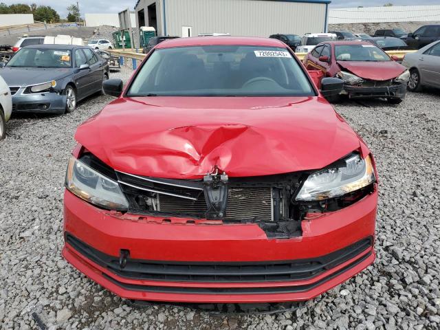 3VW2K7AJ4FM293374 - 2015 VOLKSWAGEN JETTA BASE RED photo 5