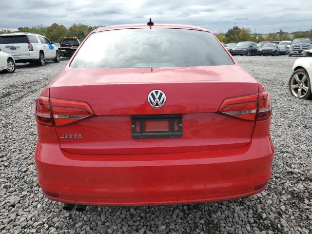 3VW2K7AJ4FM293374 - 2015 VOLKSWAGEN JETTA BASE RED photo 6