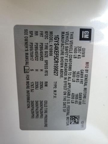 1GYS4KEF5CR199627 - 2012 CADILLAC ESCALADE ESV PLATINUM კრემისფერი ფოტო 13