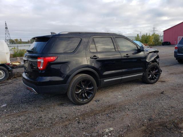 1FM5K8D80HGC58581 - 2017 FORD EXPLORER XLT BLACK photo 3