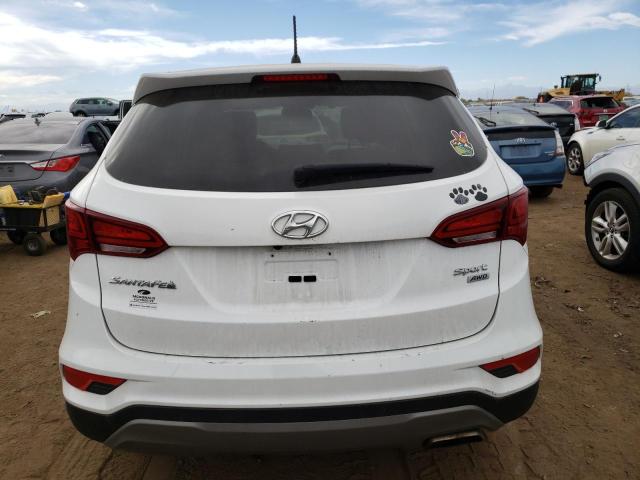 5XYZTDLB5JG539051 - 2018 HYUNDAI SANTA FE S WHITE photo 6