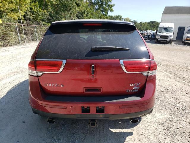 2LMDJ8JK8DBL36853 - 2013 LINCOLN MKX RED photo 6