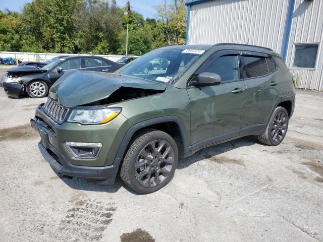 3C4NJDEB1MT575091 - 2021 JEEP COMPASS 80TH EDITION GREEN photo 1