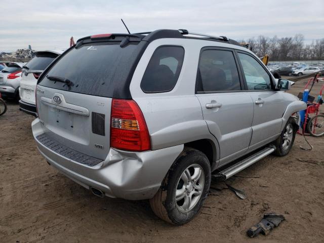 KNDJE723487488104 - 2008 KIA SPORTAGE EX SILVER photo 3